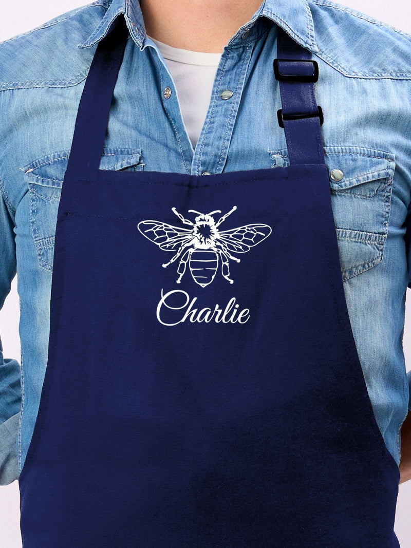 Jonnys Sister personalised bee apron one size, imported from the UK