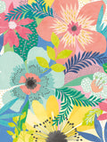 Ohpopsi wallpaper Indigo Floral Riot 10m - British product