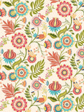Ohpopsi wallpaper Coral and Linen Ichika Trail 10m - British product