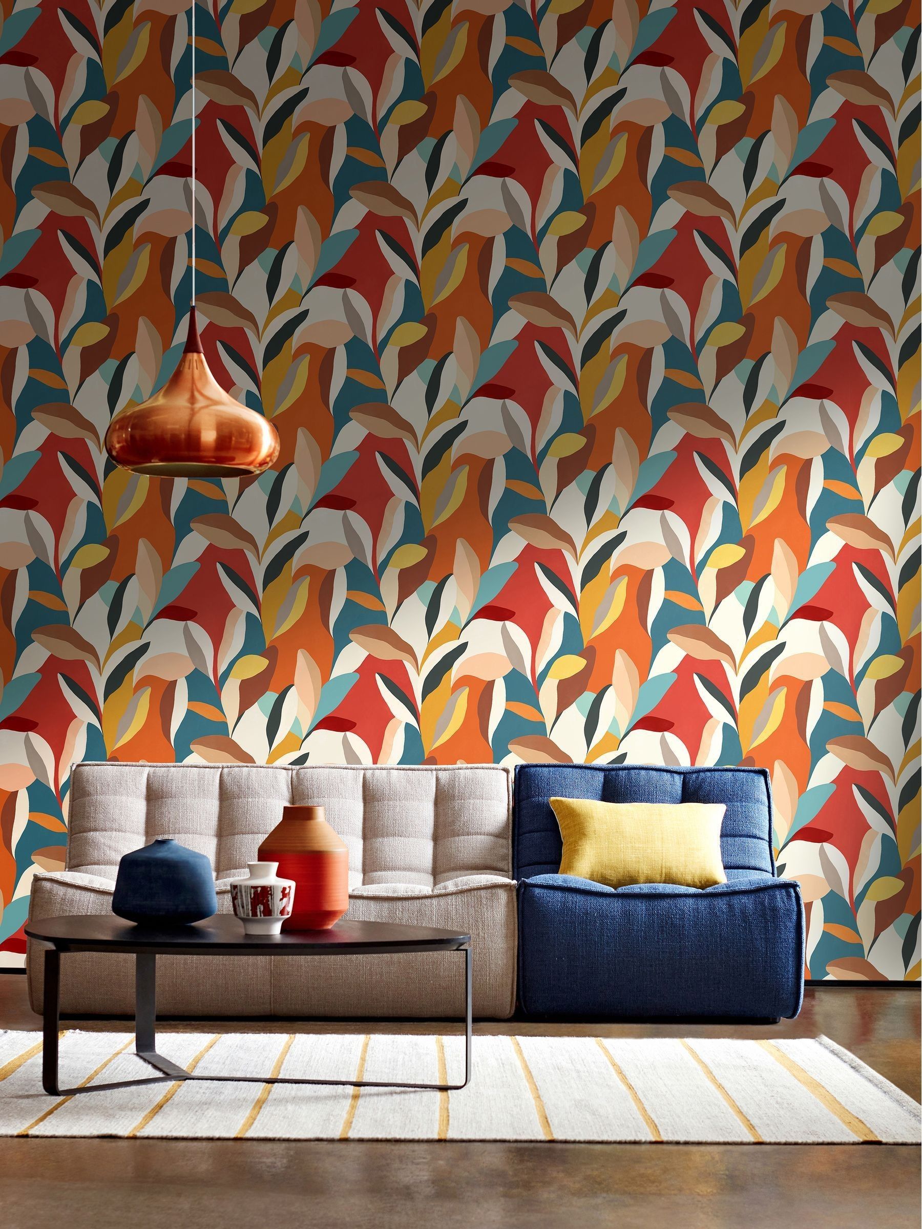 Ohpopsi Honey Pumpkin Autumn Riviera wallpaper 10m - British product