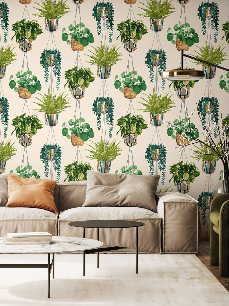 Ohpopsi Parakeet Houseplant Wallpaper 10m