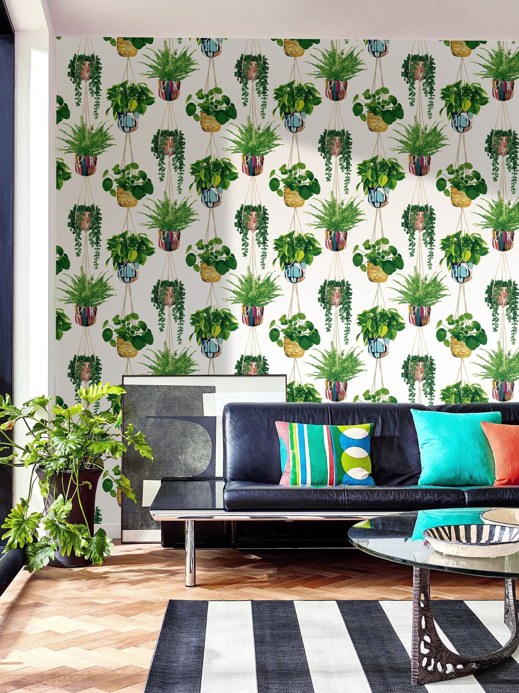 Ohpopsi Parakeet Houseplant wallpaper 10m, imported from the UK