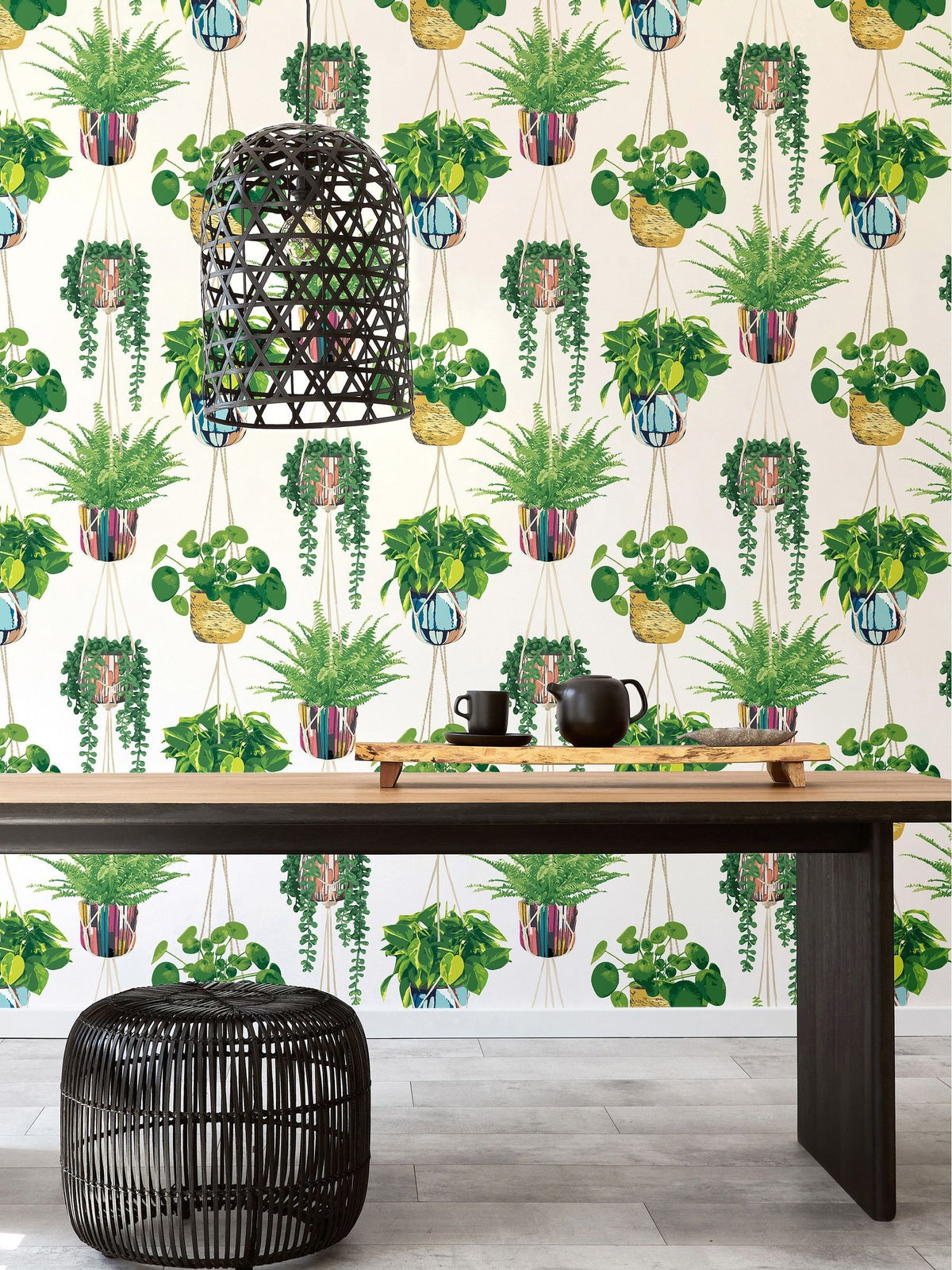 Ohpopsi Parakeet Houseplant wallpaper 10m, imported from the UK
