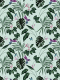 Ohpopsi duck egg hummingbird wallpaper 10m, UK version