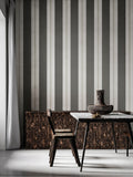 Ohpopsi Oatmeal Wide Multi Stripe Wallpaper (10m x 50cm)