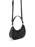 Carvela black leather scoop shoulder bag (British brand)