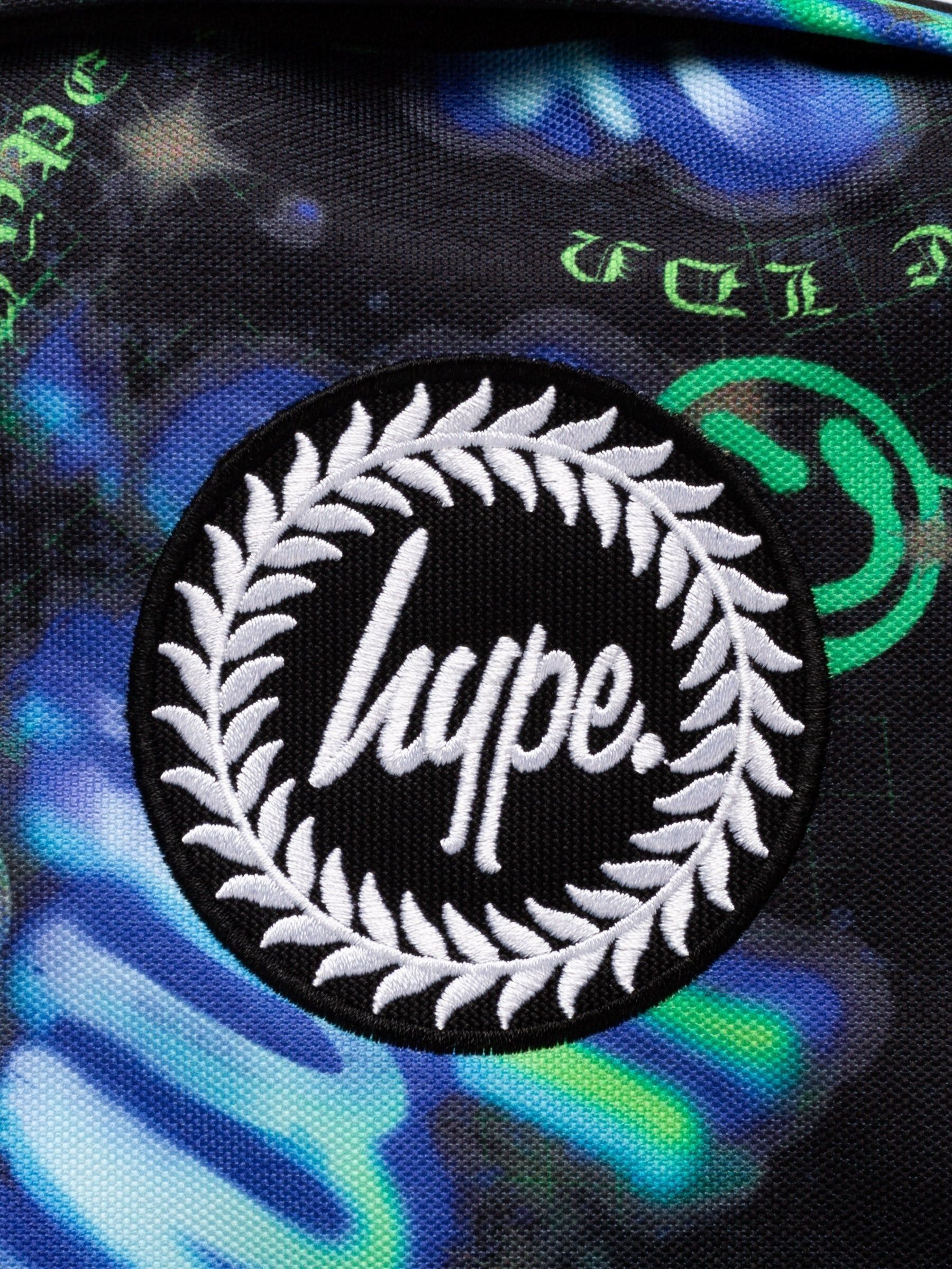 Hype Blue Electric Smile Iconic Backpack, imported from the UK