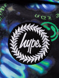 Hype Blue Electric Smile Iconic Backpack, imported from the UK
