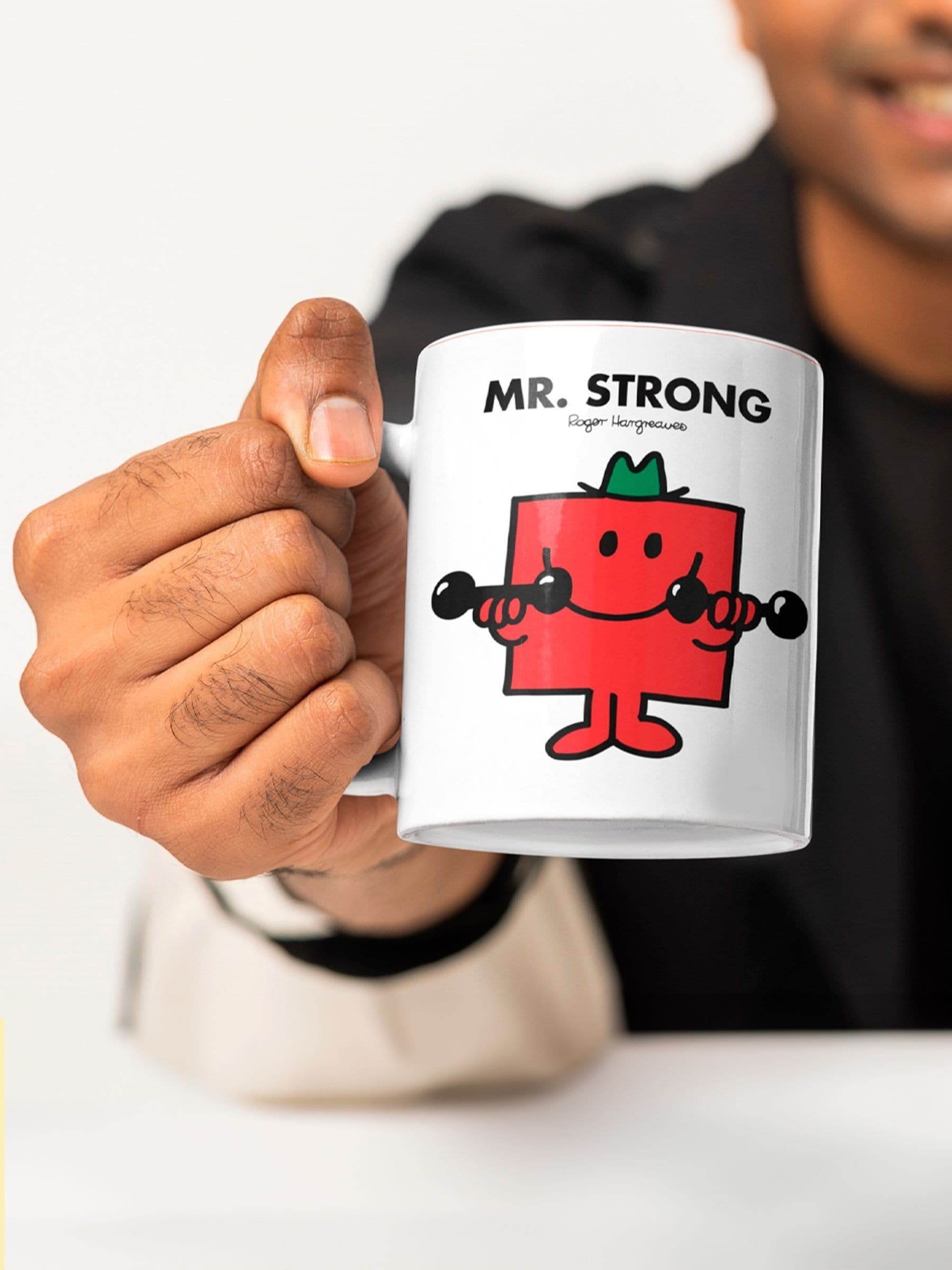 Star Editions Mr. Strong White Mug (British brand)