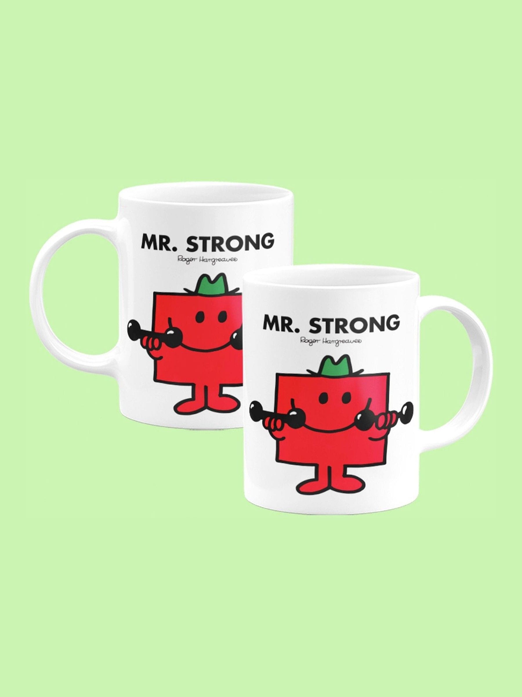 Star Editions Mr. Strong White Mug (British brand)