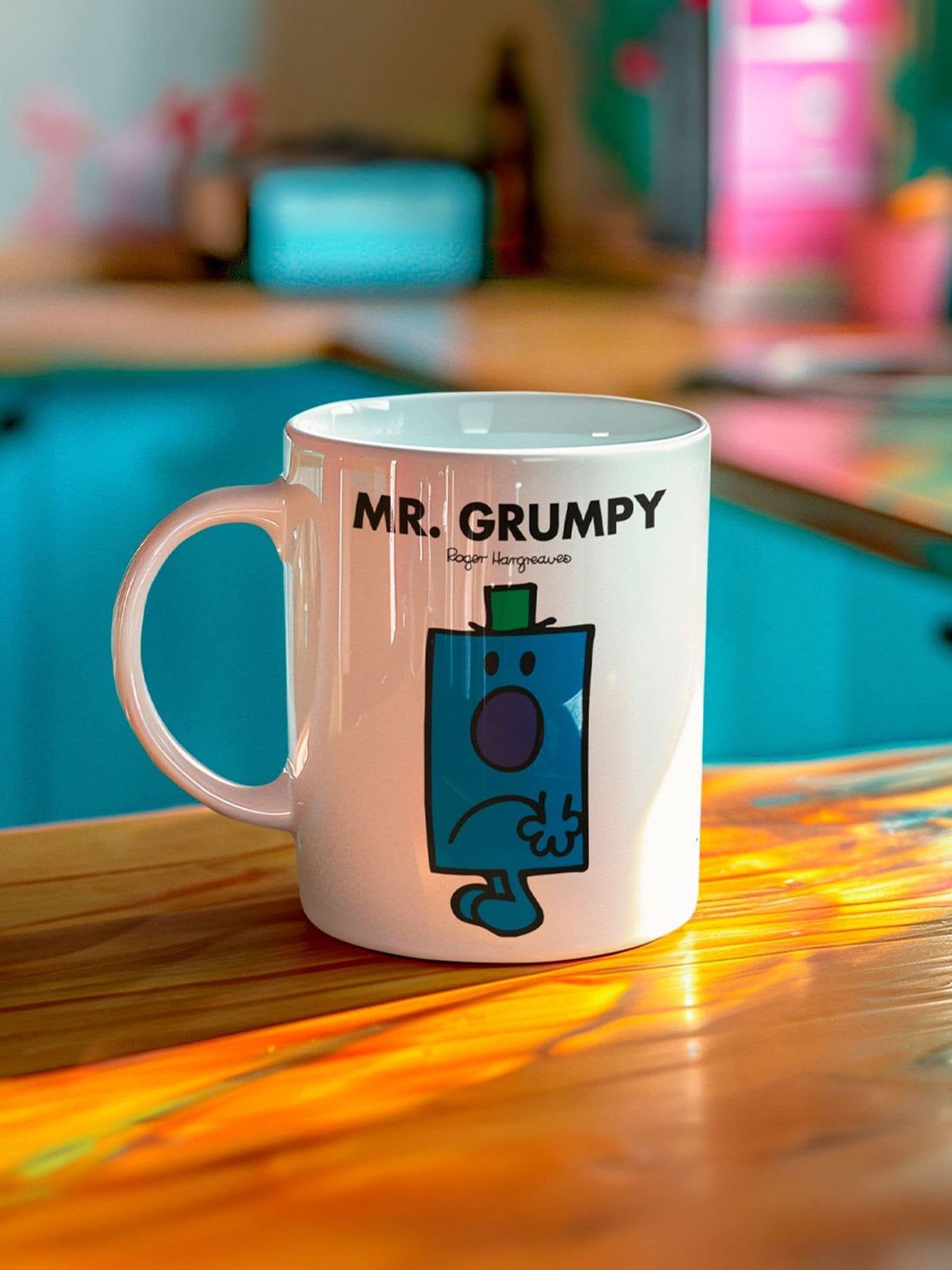 Star Editions Mr. Grumpy White mug 9.7cm x 8.2cm (British brand)