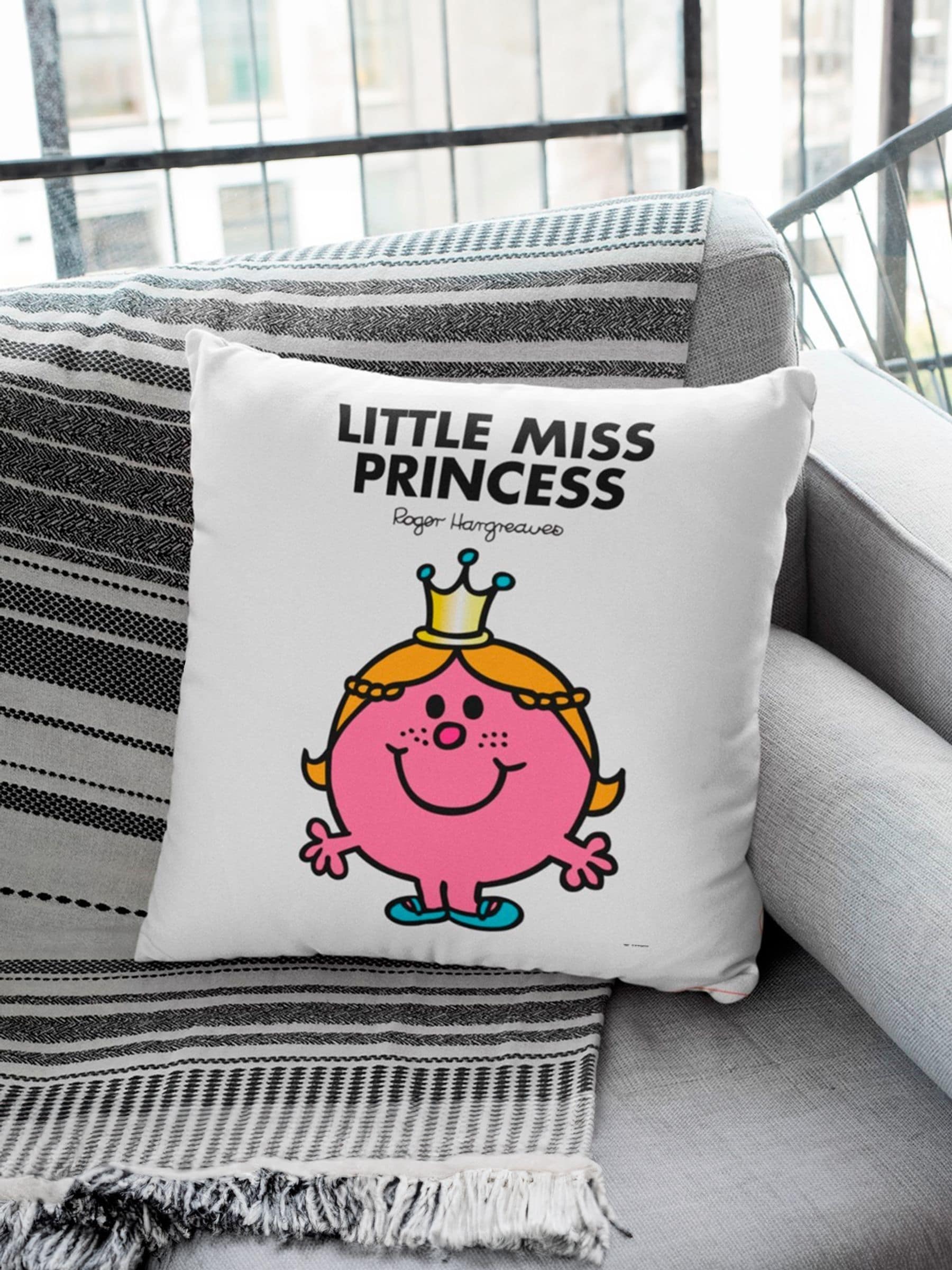Star Editions Little Miss Princess cushion 40x40cm (British brand)