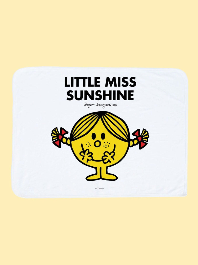 Star Editions Little Miss Sunshine white blanket, UK version