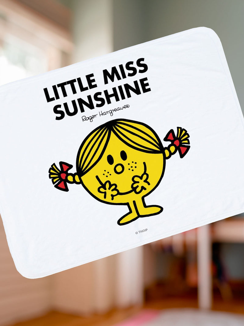 Star Editions Little Miss Sunshine white blanket, UK version