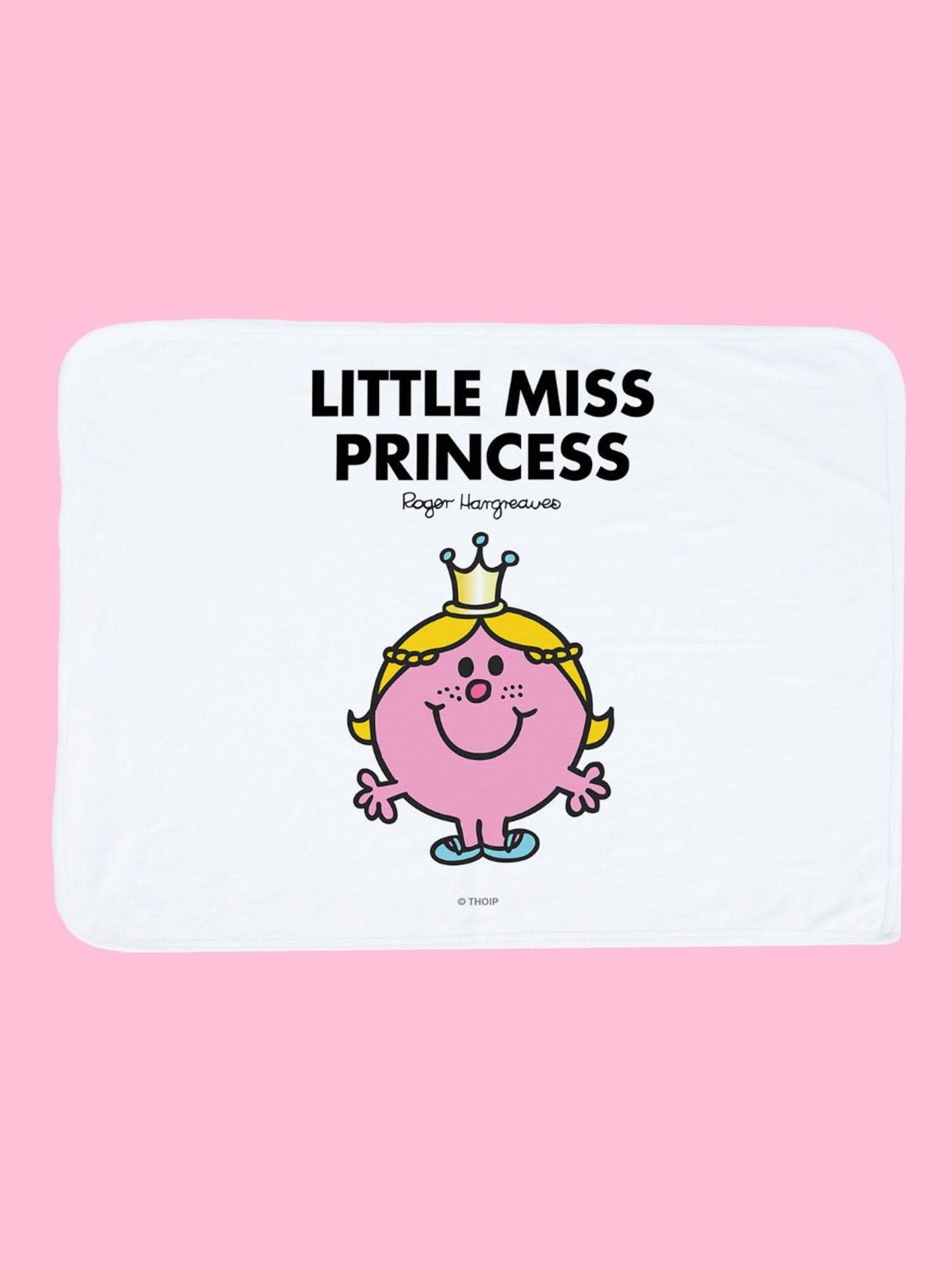 Star Editions Little Miss Princess white blanket - British product