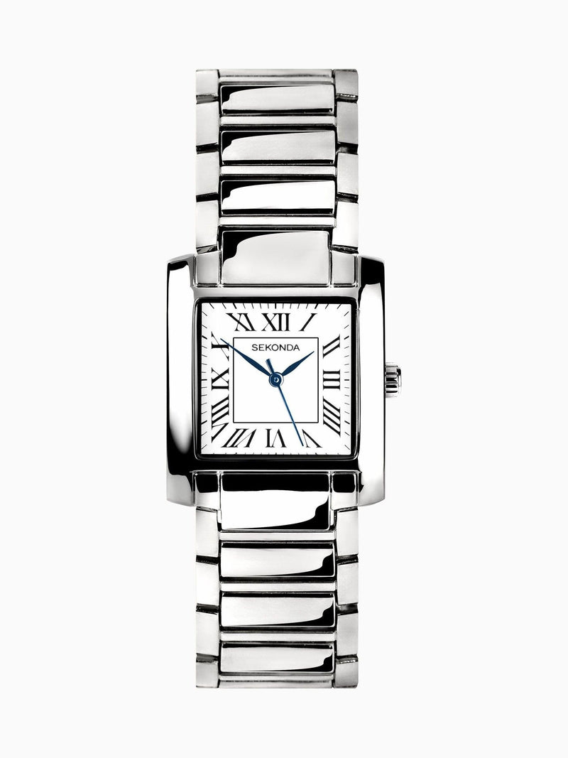Sekonda Gold Montreal Analogue Watch with Silver Bracelet 30mm