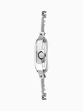 Women's Analogue Watch with Stainless Steel Expanding Bracelet and White Dial, 23mm Case