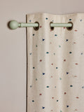 Mini Dino eyelet blackout curtains, British product