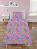 Unicorn Academy Multi Reversible Single Duvet Cover and Pillowcase Set
