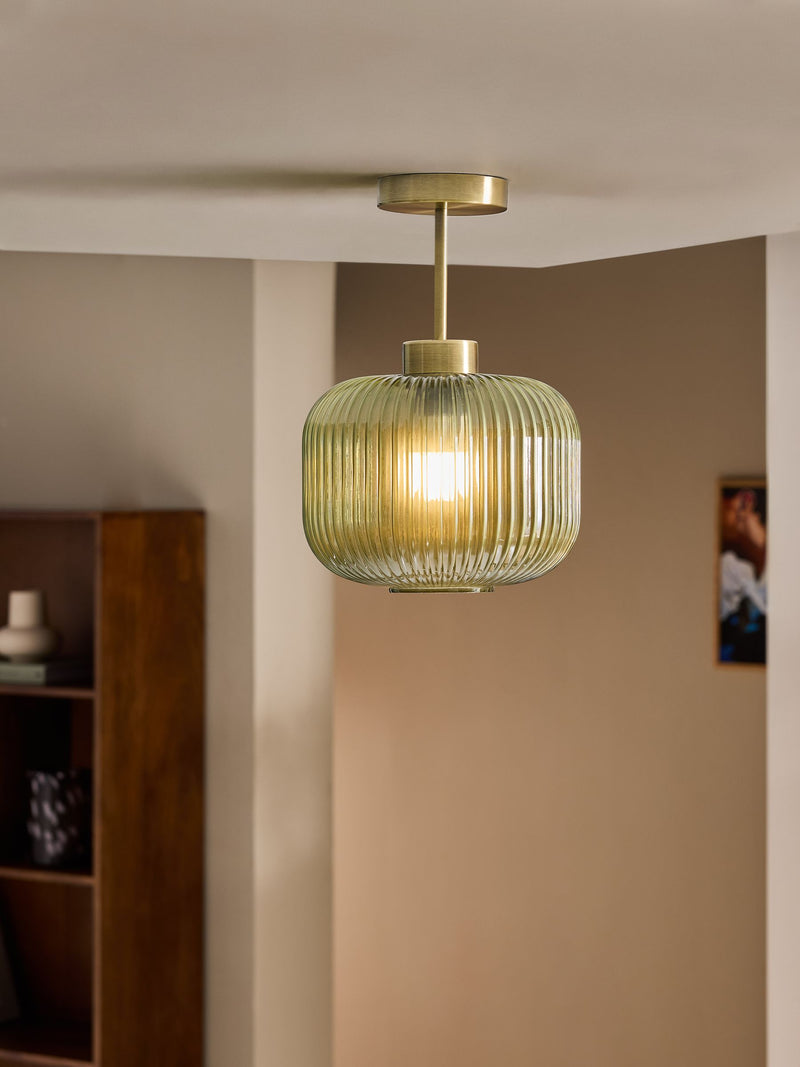 MADE.COM Green Briz Ceiling Flush Fitting Light