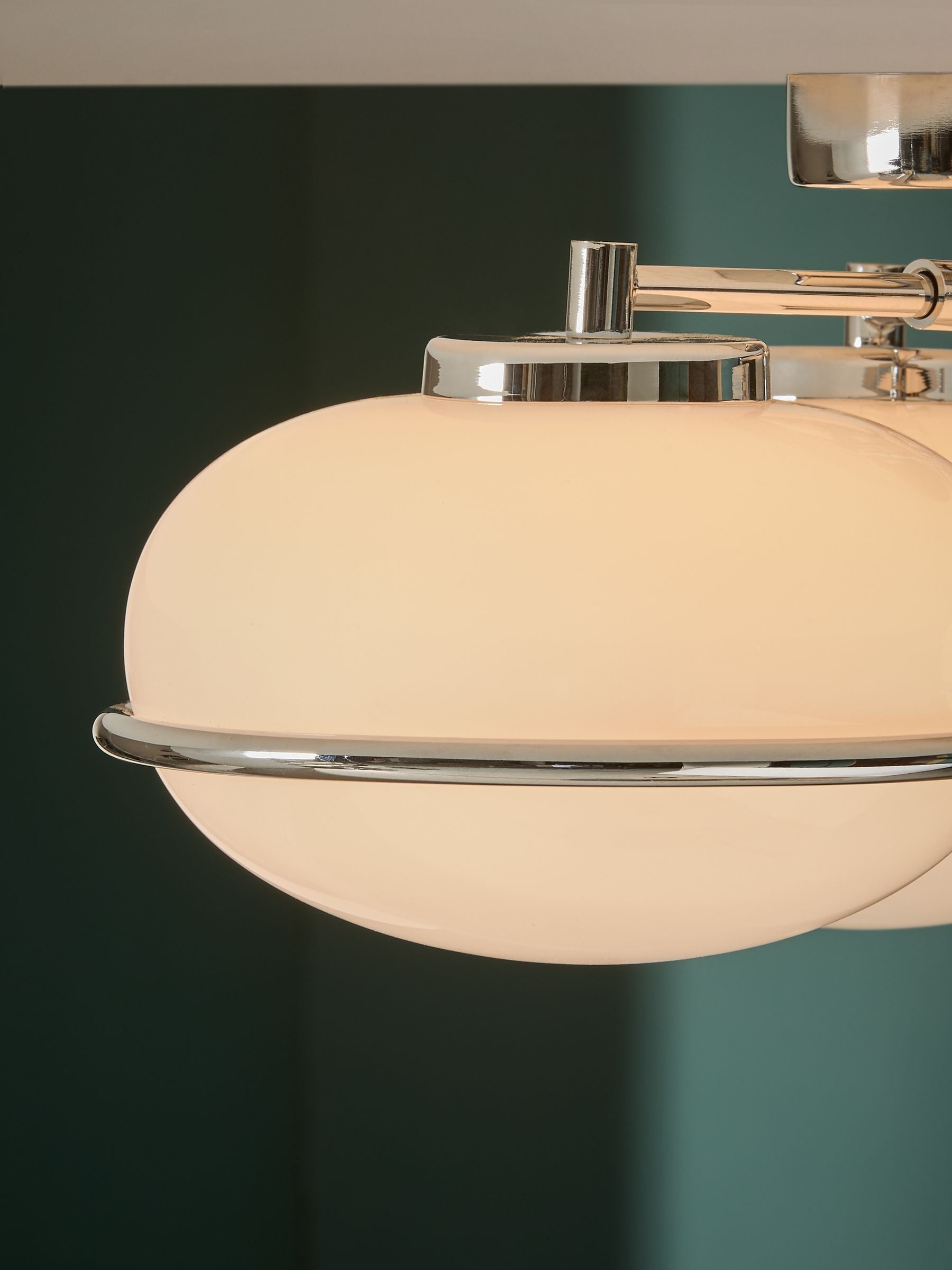 MADE.COM ceiling light chrome finish 45cm, imported from the UK