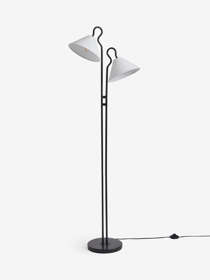 MADE.COM black Madelyn floor lamp - British product