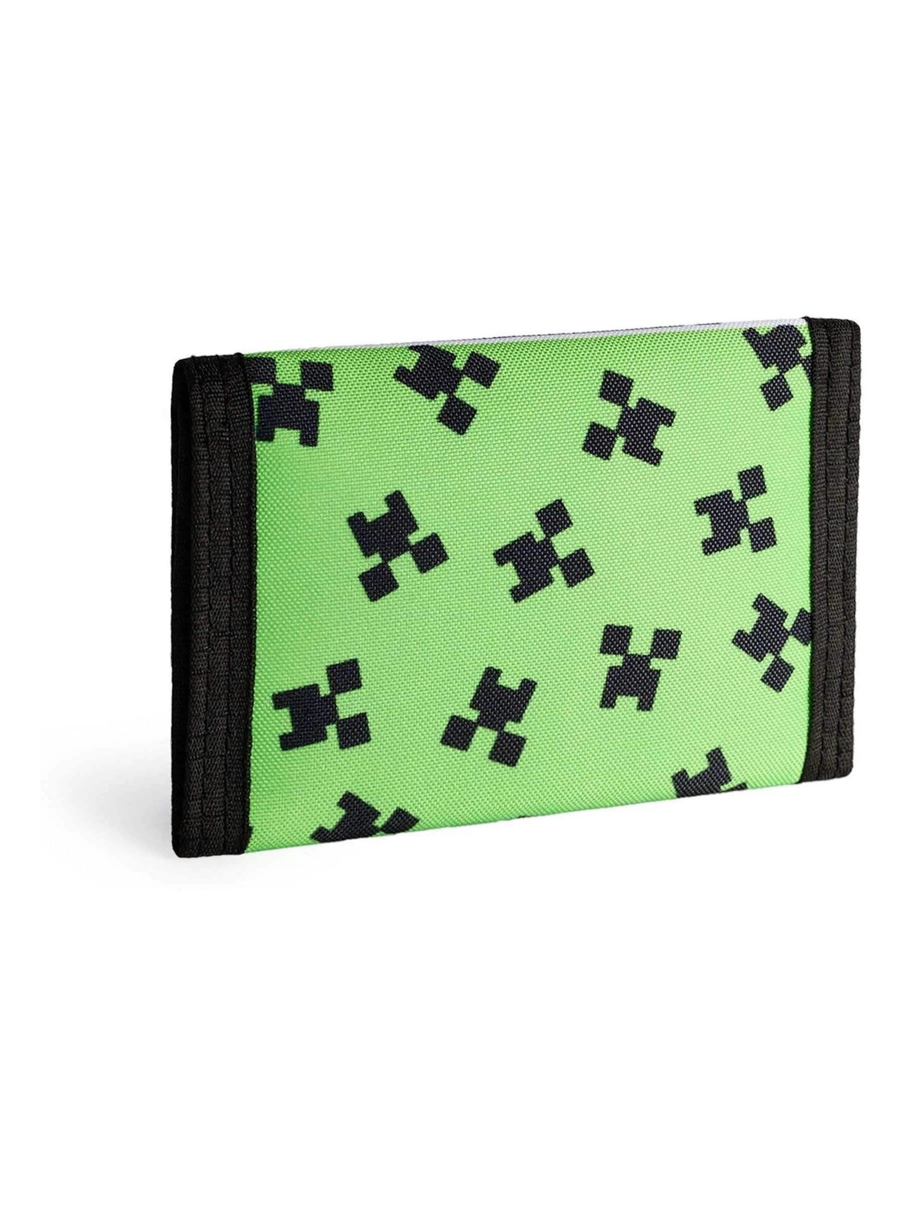 Vanilla Underground Green Boys Minecraft strap wallet, imported from the UK