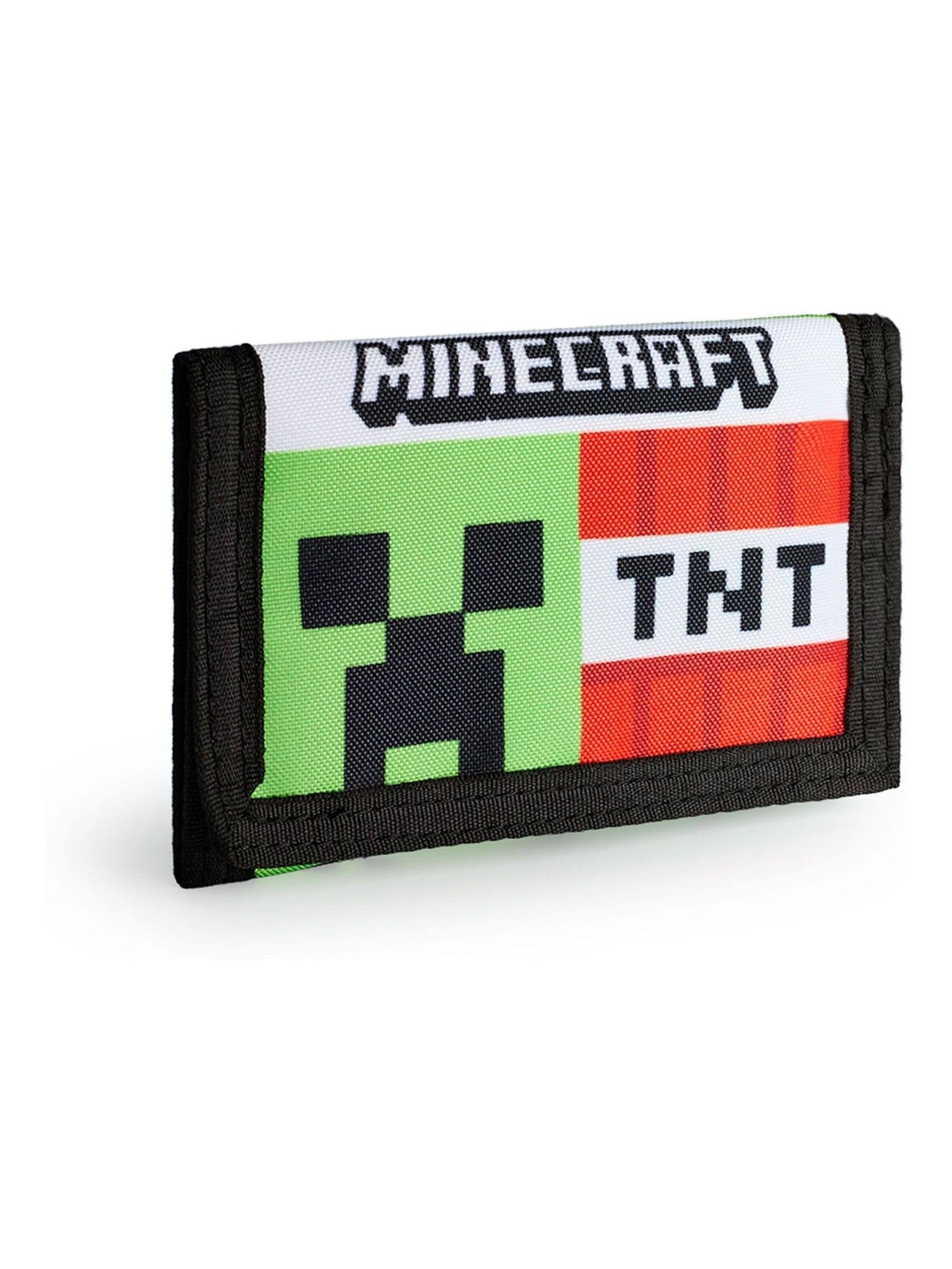 Vanilla Underground Green Boys Minecraft strap wallet, imported from the UK