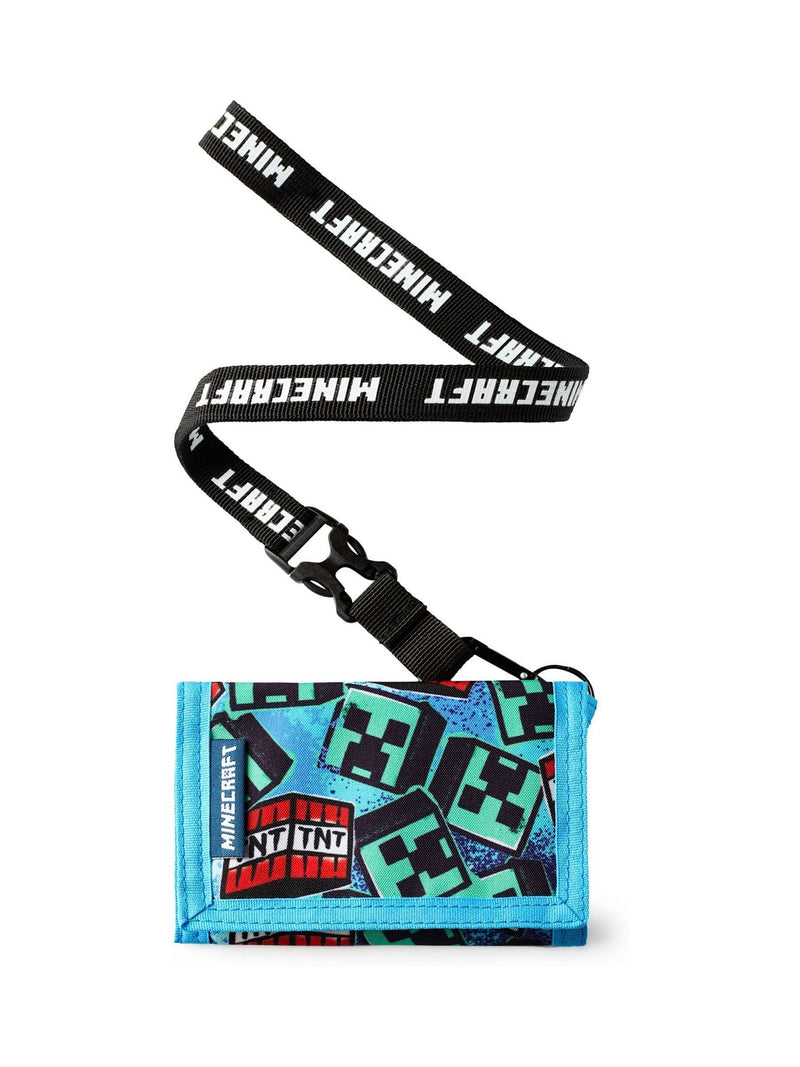 Vanilla Underground Green Boys Minecraft Strap Wallet