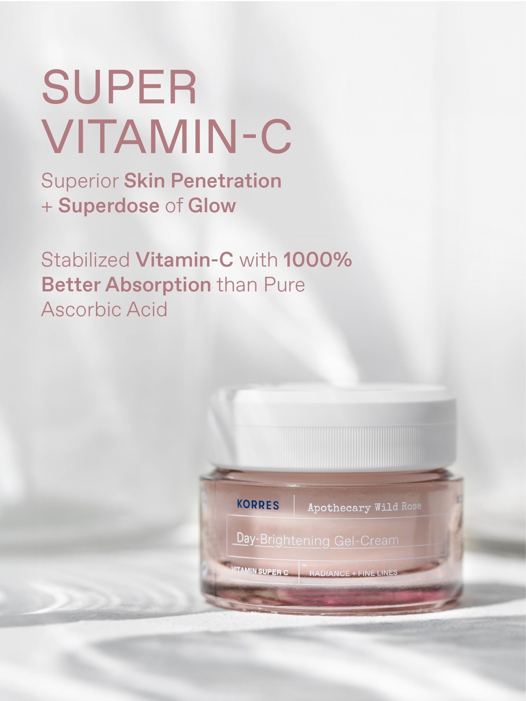 Korres Wild Rose Vitamin C brightening serum 30ml - British product