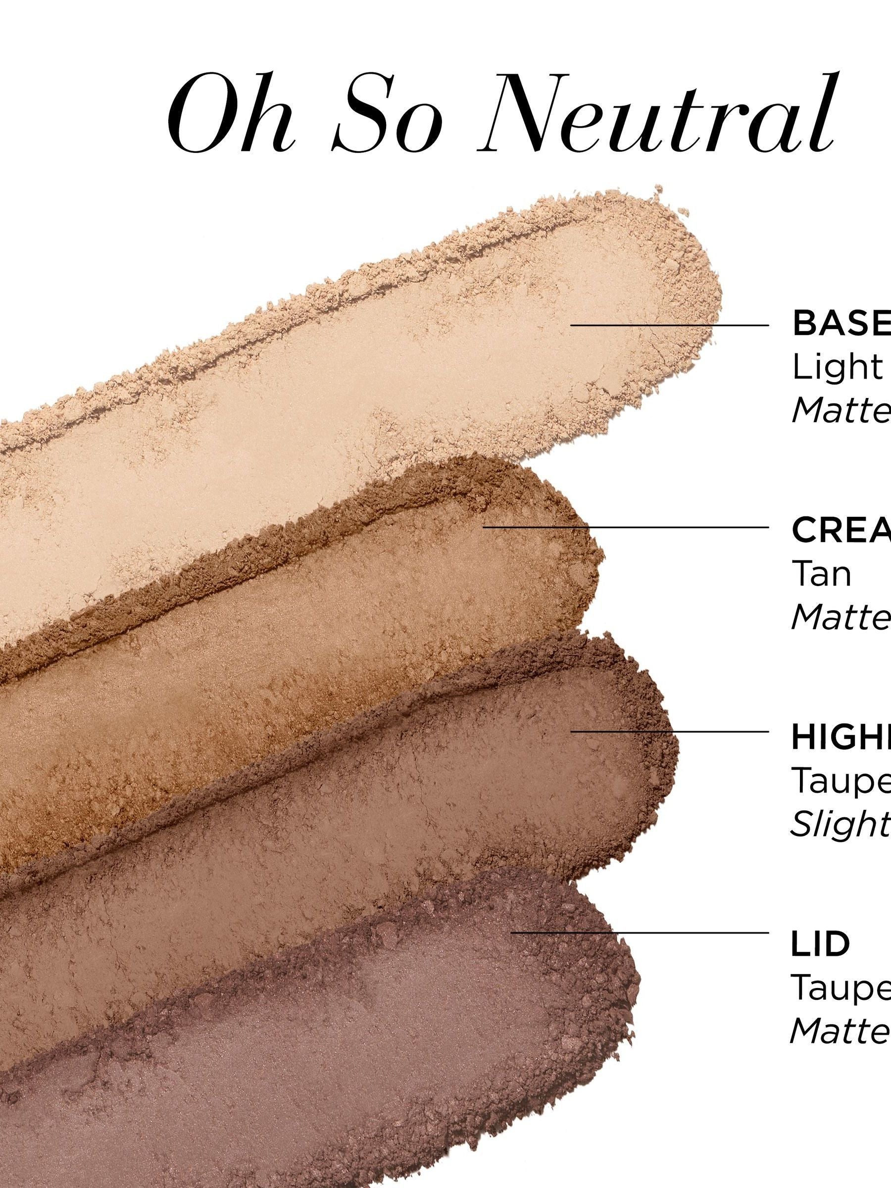 Elizabeth Arden Oh So eye shadow quad palette (British brand)