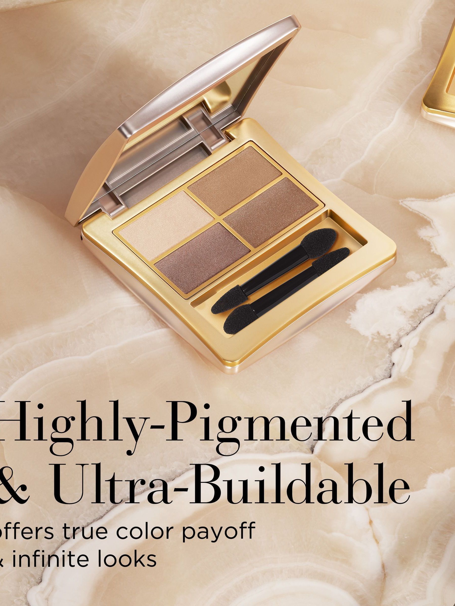Elizabeth Arden Oh So eye shadow quad palette (British brand)