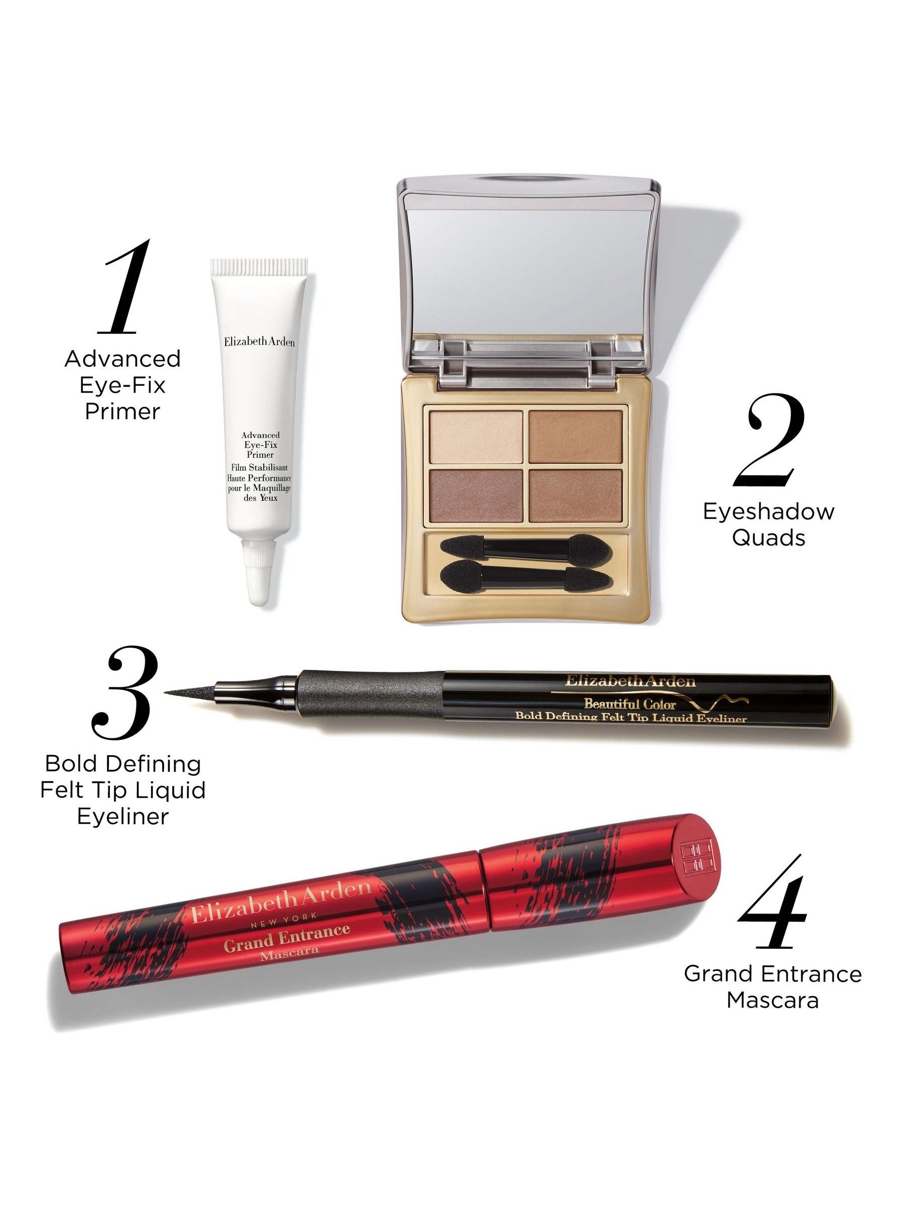 Elizabeth Arden Oh So eye shadow quad palette (British brand)