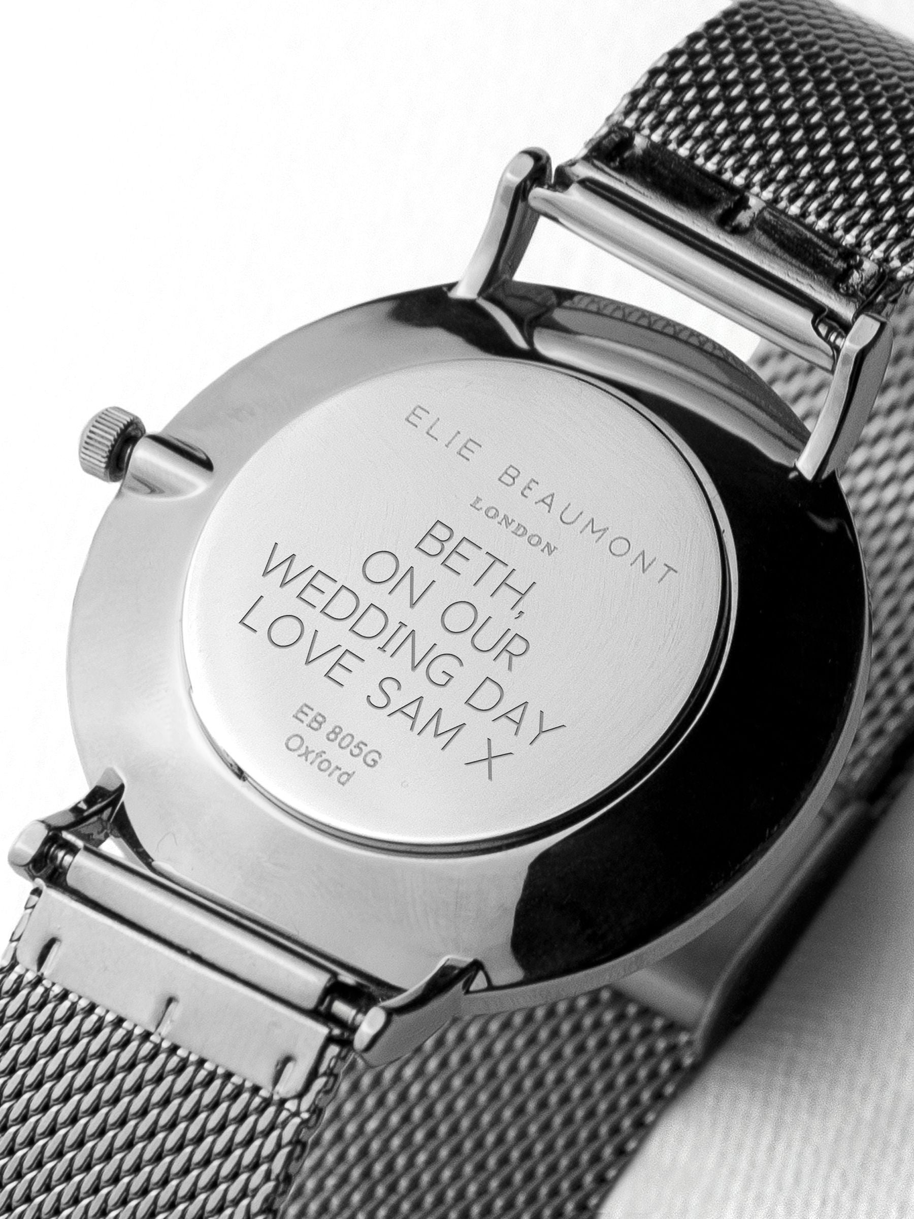 Elie Beaumont personalised ladies watch 38mm, UK version