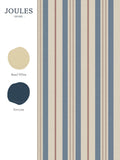 Joules Grove Stripe pink and green A4 wallpaper sample - British product