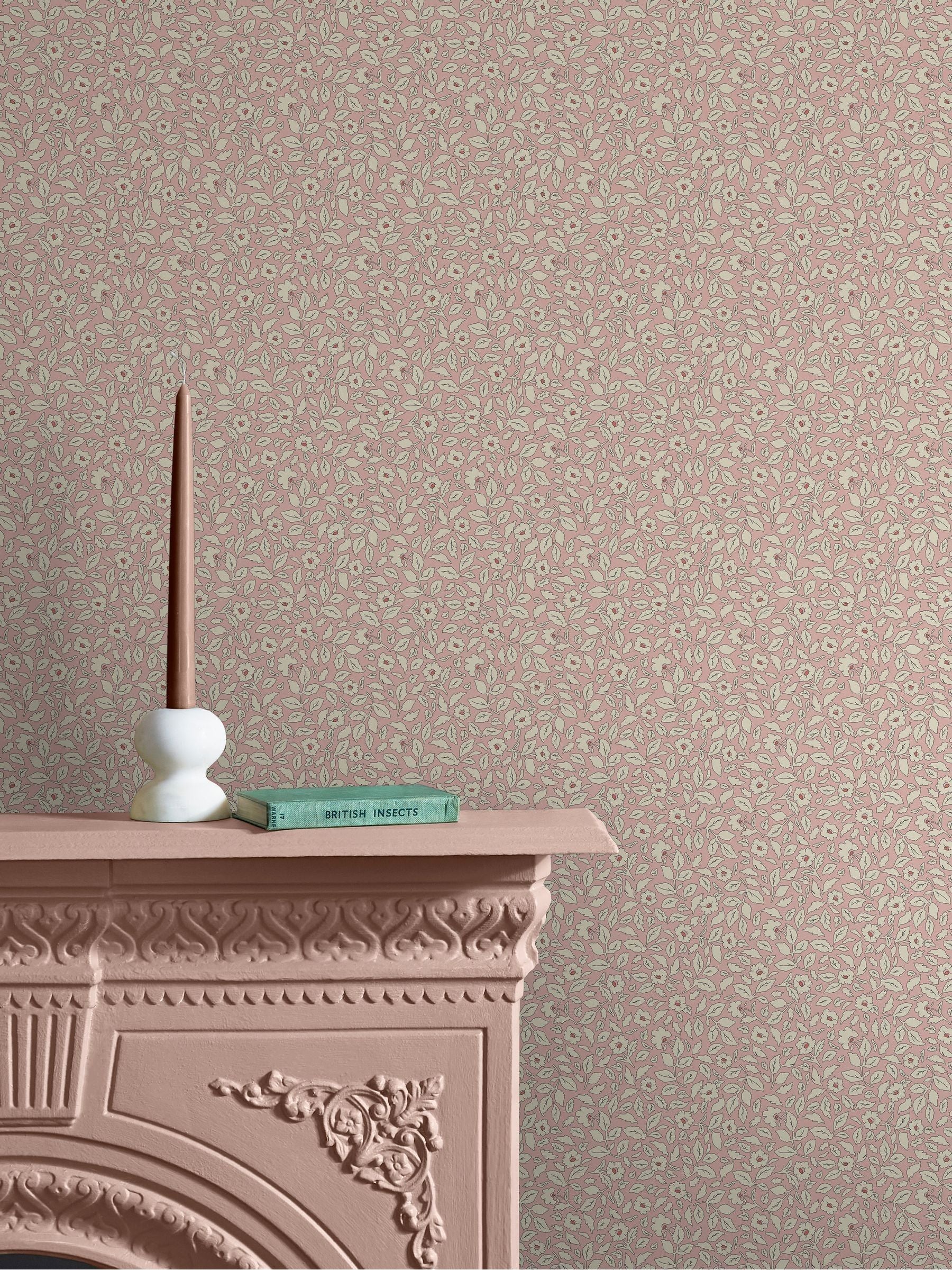 Joules ditsy floral wallpaper sample A4 (British brand)