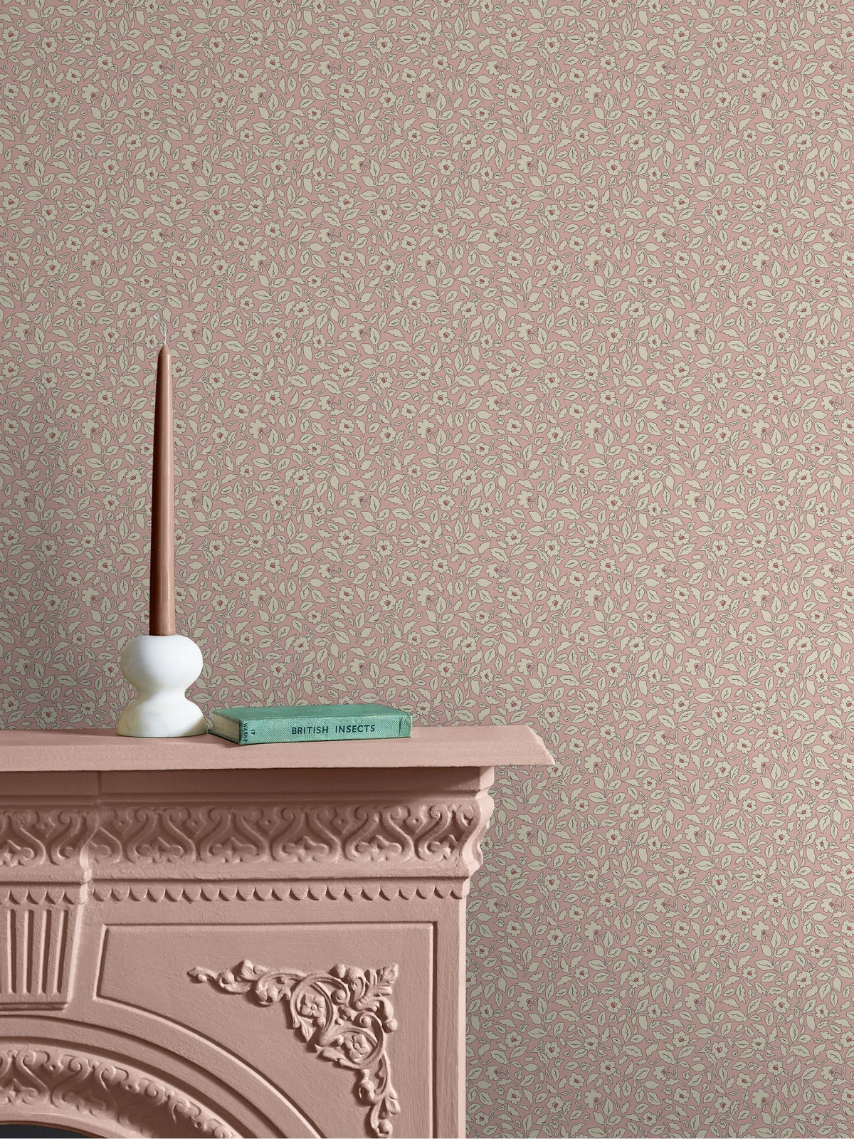 Joules ditsy floral wallpaper sample A4 (British brand)