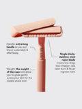 Kitsch Perfect Glide Safety Razor Terracotta - British product