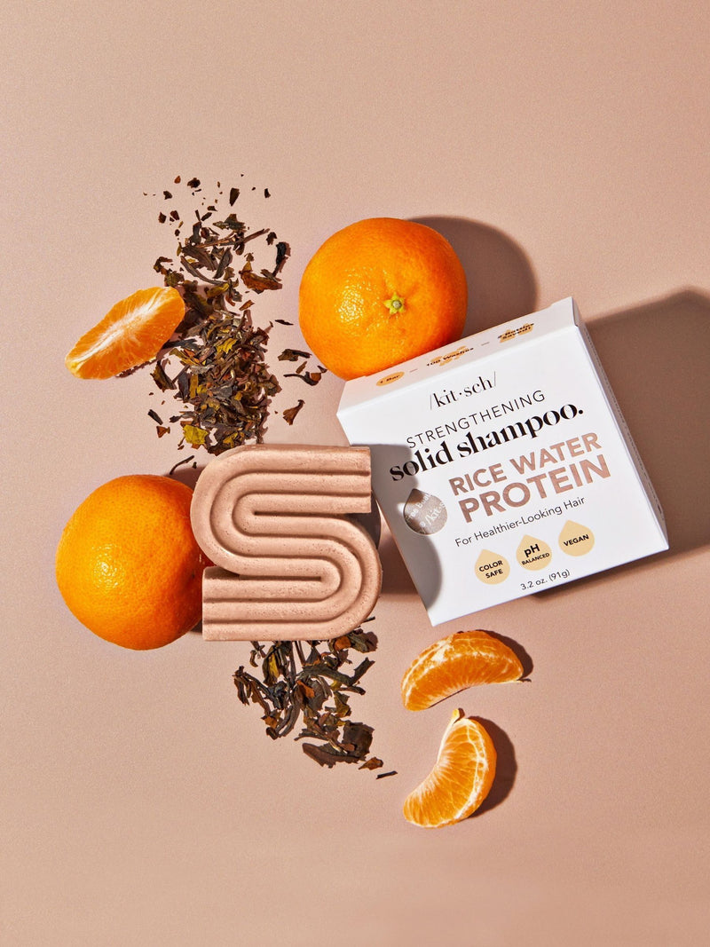 Kitsch rice water protein strengthening shampoo bar, UK version