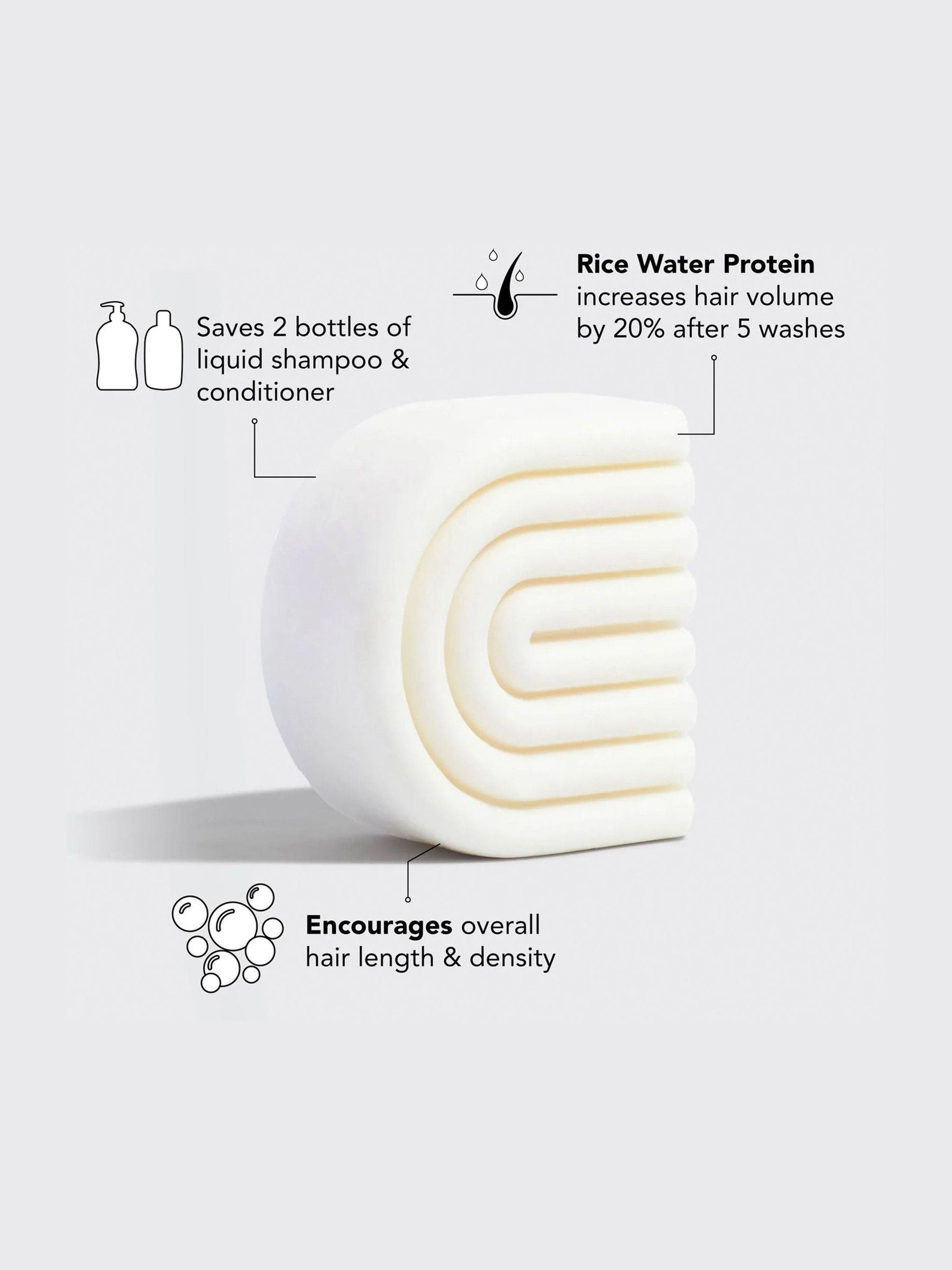Kitsch rice water protein conditioner bar (British brand)