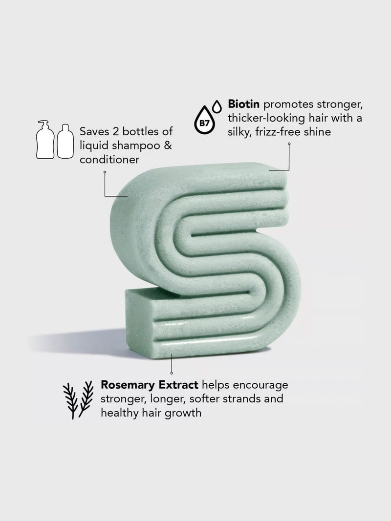 Kitsch solid shampoo bar Rosemary Biotin - British product
