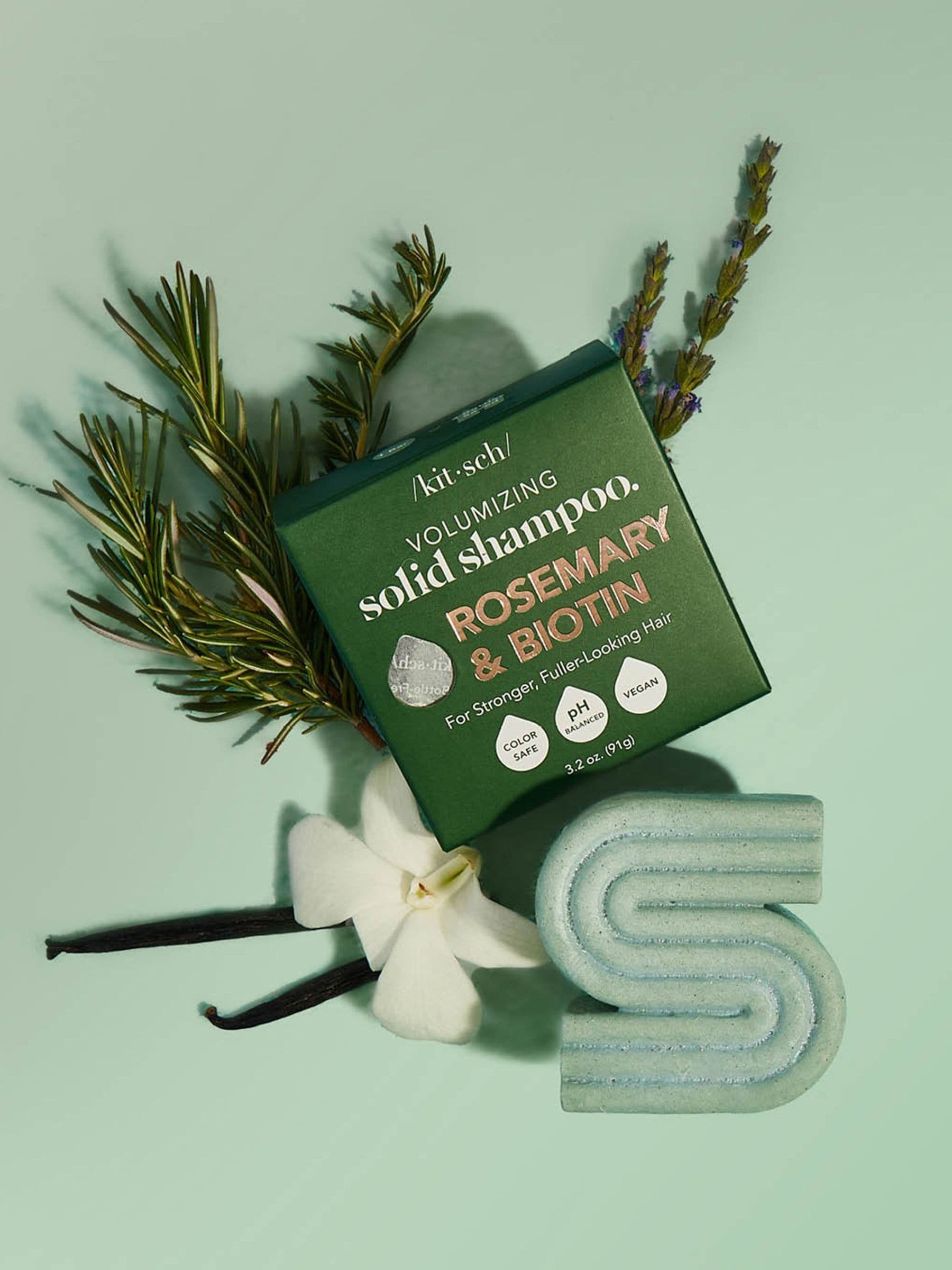 Kitsch solid shampoo bar Rosemary Biotin - British product