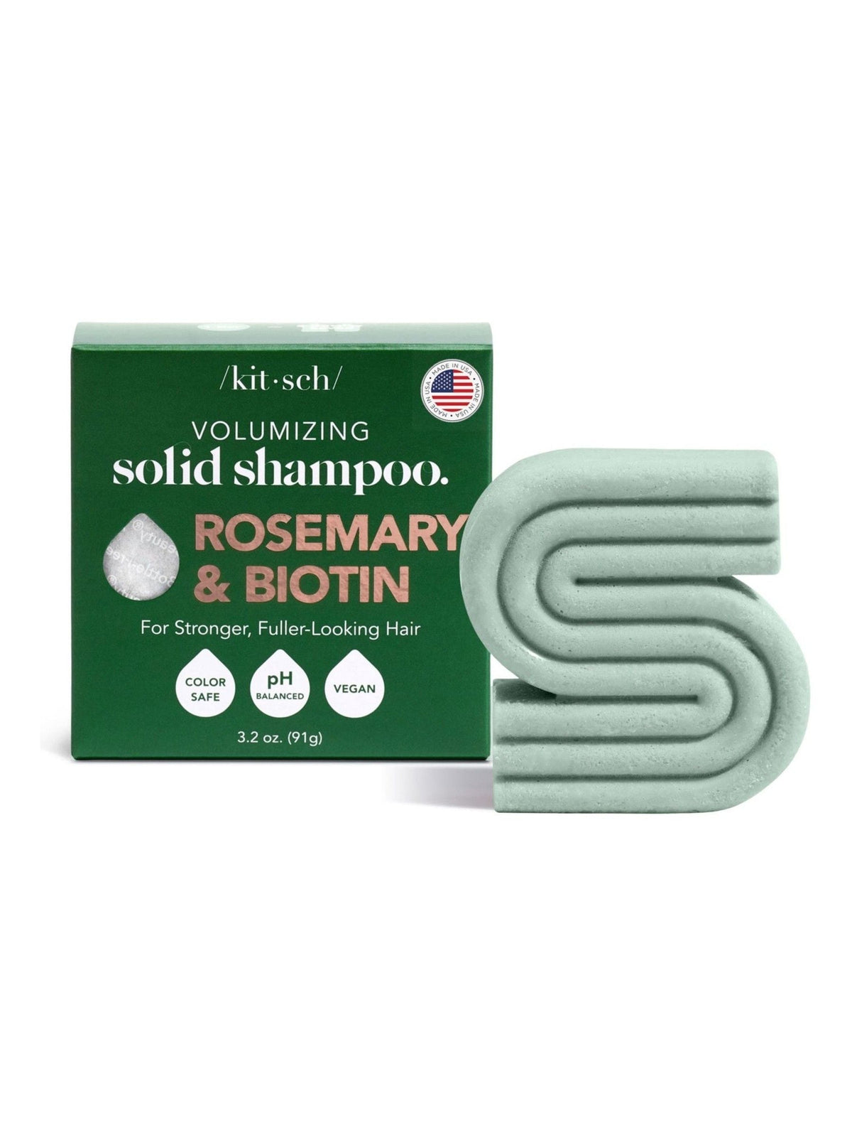 Kitsch solid shampoo bar Rosemary Biotin - British product