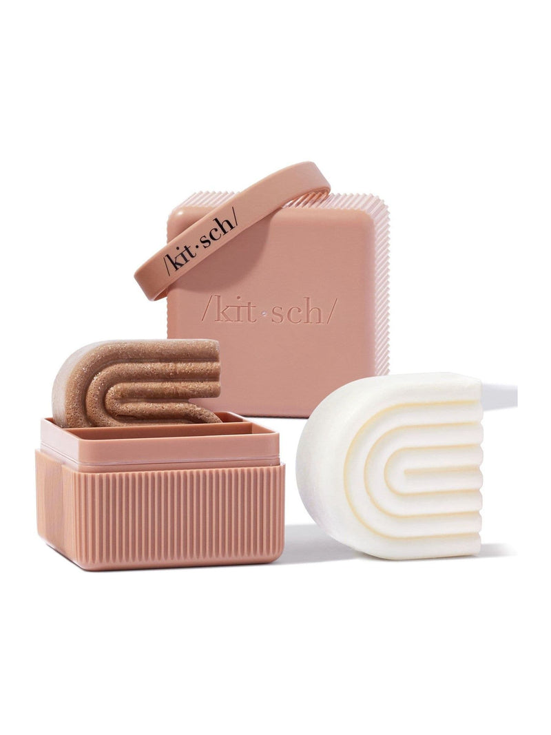 Kitsch terracotta travel case for shampoo bars (British brand)
