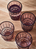 Dibor rosa Aurielle pregede tumblerglass 4-pakning, importert fra Storbritannia