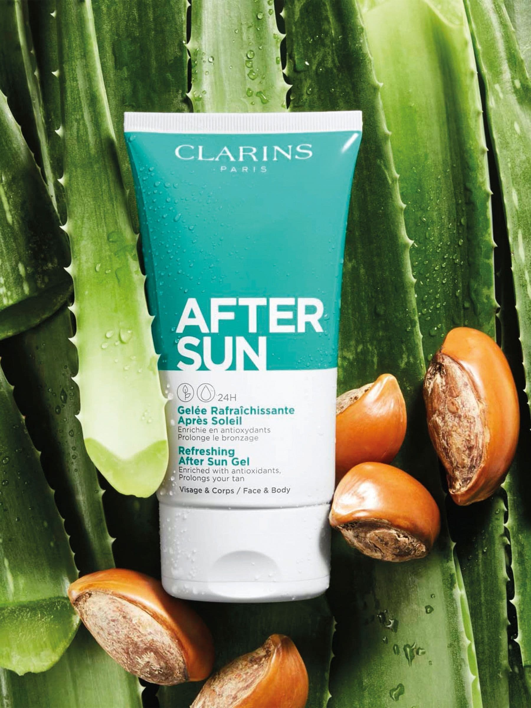 Clarins Refreshing After Sun Gel for face and body - British product