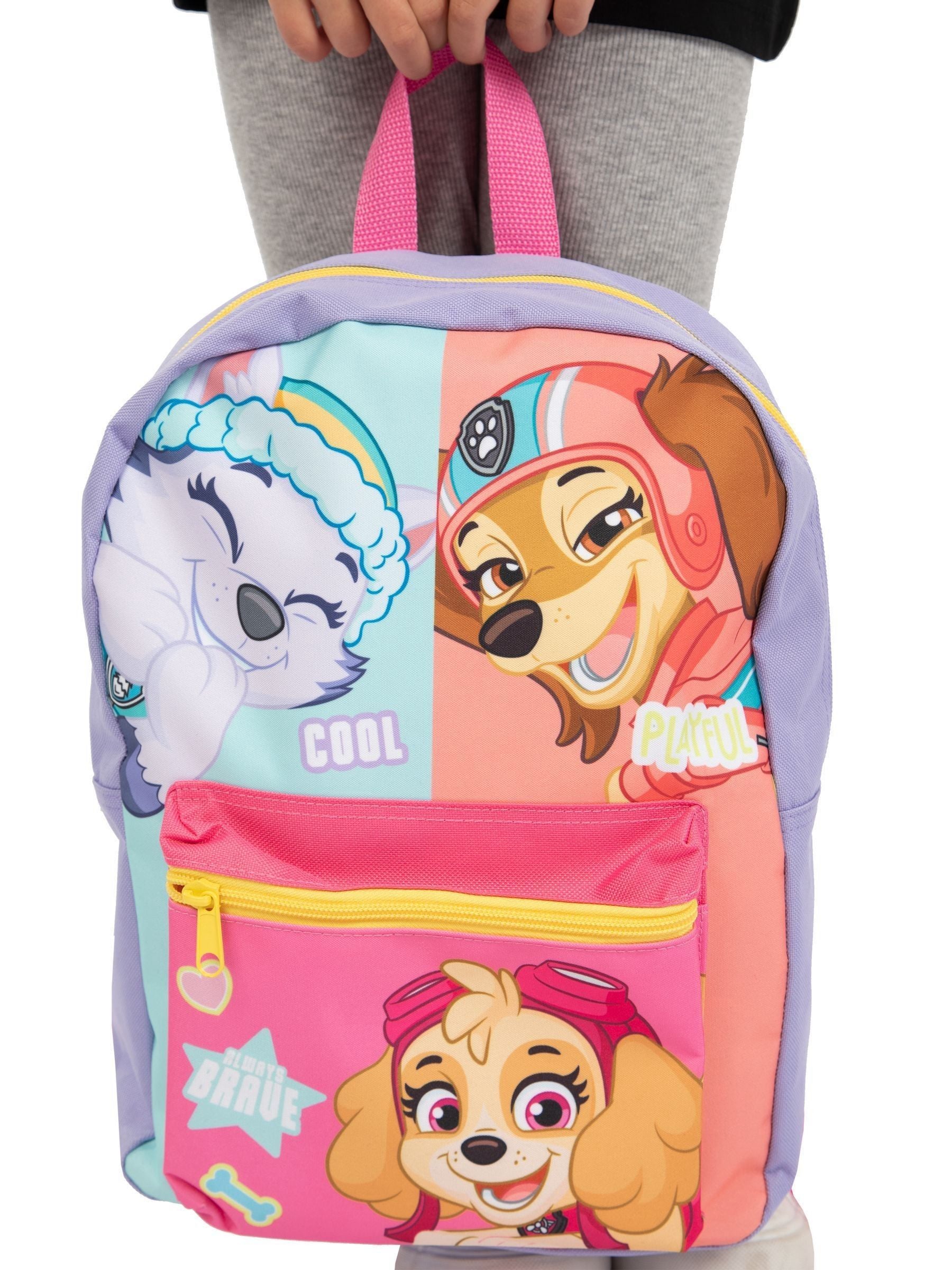 PAW Patrol purple backpack set with lunch bag - British product