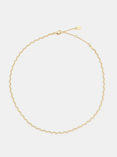 Hush Gold Tonne Tilly Twist Halskette