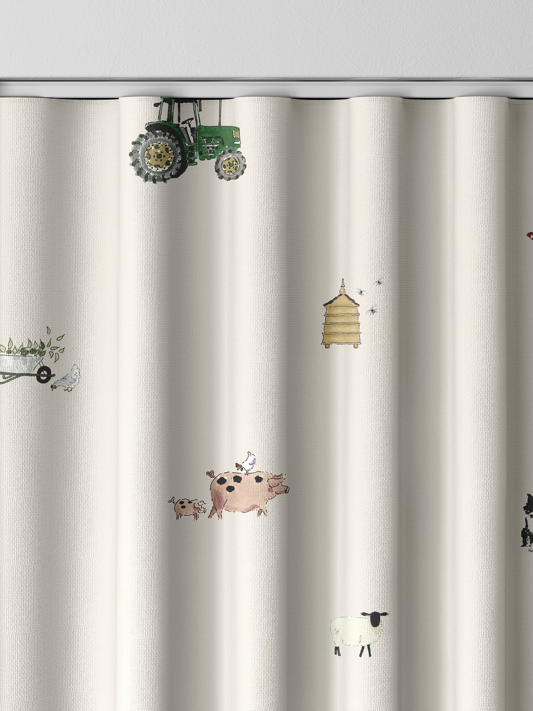 Sophie Allport On the Farm made to measure curtains - British product