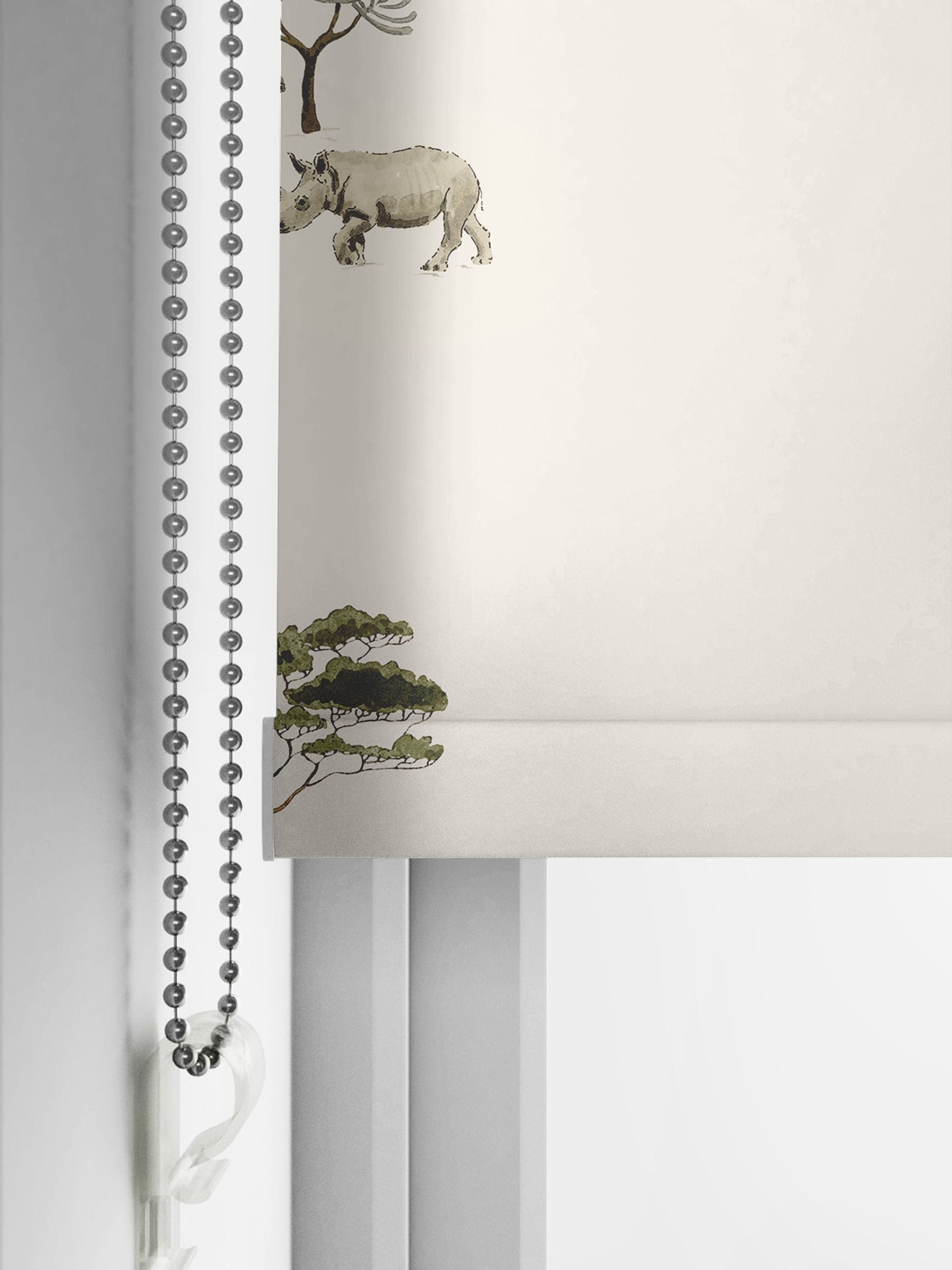 Sophie Allport Wild Savannah roller blind (British brand)